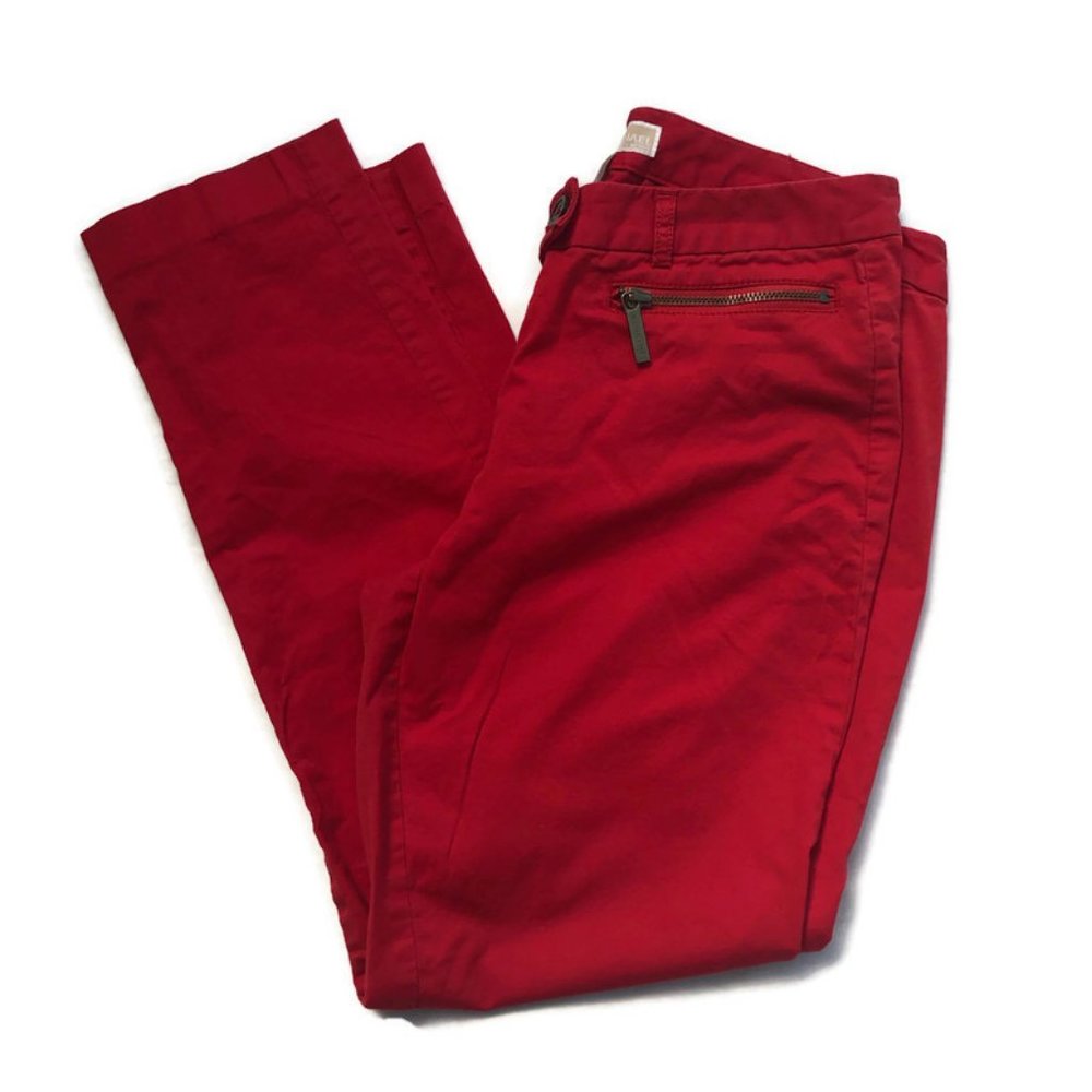 Michael Michael Kors Front Zipper Pockets Pants